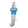 White Rabbit Bunny Cartoon Mascot Costume, White Rabbit Bunny Cartoon Costume