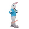 White Rabbit Bunny Cartoon Mascot Costume, White Rabbit Bunny Cartoon Costume