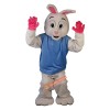 White Rabbit Cartoon Mascot Costume, White Rabbit Cartoon Costume