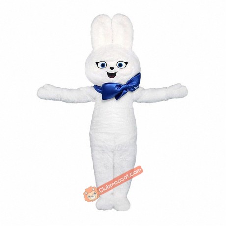 White Rabbit Mascot Costume, White Rabbit Costume