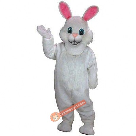 White Rabbit Mascot Costume, White Rabbit Costume