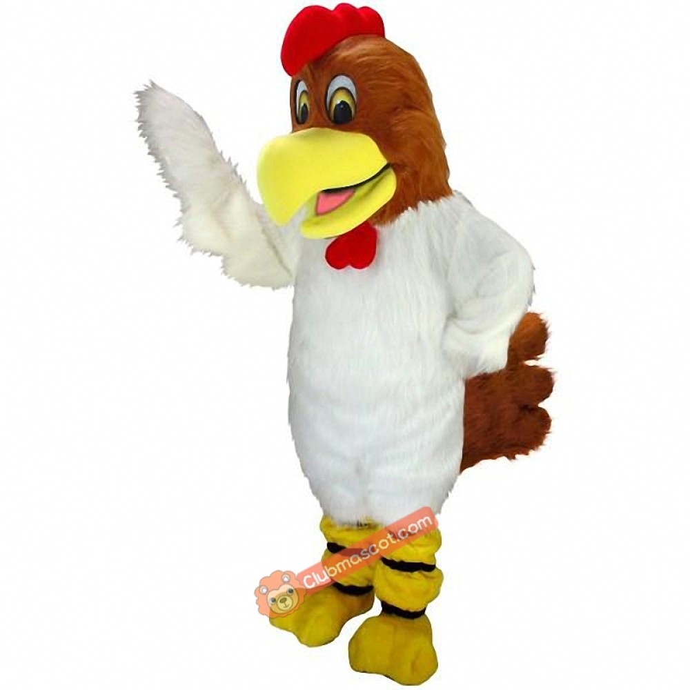 White Rooster Lightweight Mascot Costume, White Rooster Costume