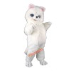 White Shaggy Cat Mascot Costume, White Shaggy Cat Costume