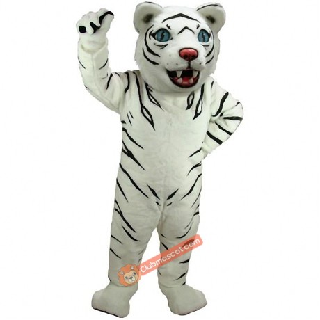 White Tiger Lightweight Mascot Costume, White Tiger Costume