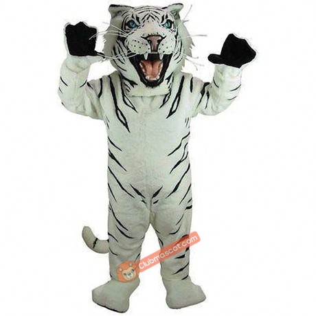 White Tiger Mascot Costume, White Tiger Costume