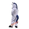 White Unicorn Horse Cartoon Mascot Costume, White Unicorn Horse Cartoon Costume