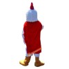 White big cock Mascot Costume, White big cock Costume