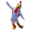 White big cock Mascot Costume, White big cock Costume