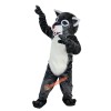 Wildcat Grey Tiger Wolf Mascot Costume, Wildcat Grey Tiger Wolf Costume