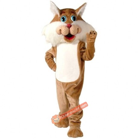 Wirey Wild Cat Mascot Costume, Wirey Wild Cat Costume