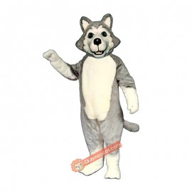 Wolf Dog Mascot Costume, Wolf Dog Costume