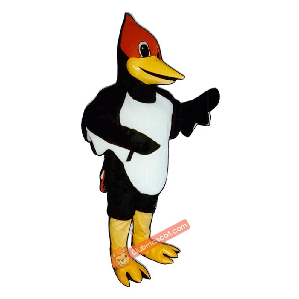 Woodrow Woodpecker Mascot Costume, Woodrow Woodpecker Costume