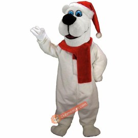 X Mas Bear Lightweight Mascot Costume, X Mas Bear Costume