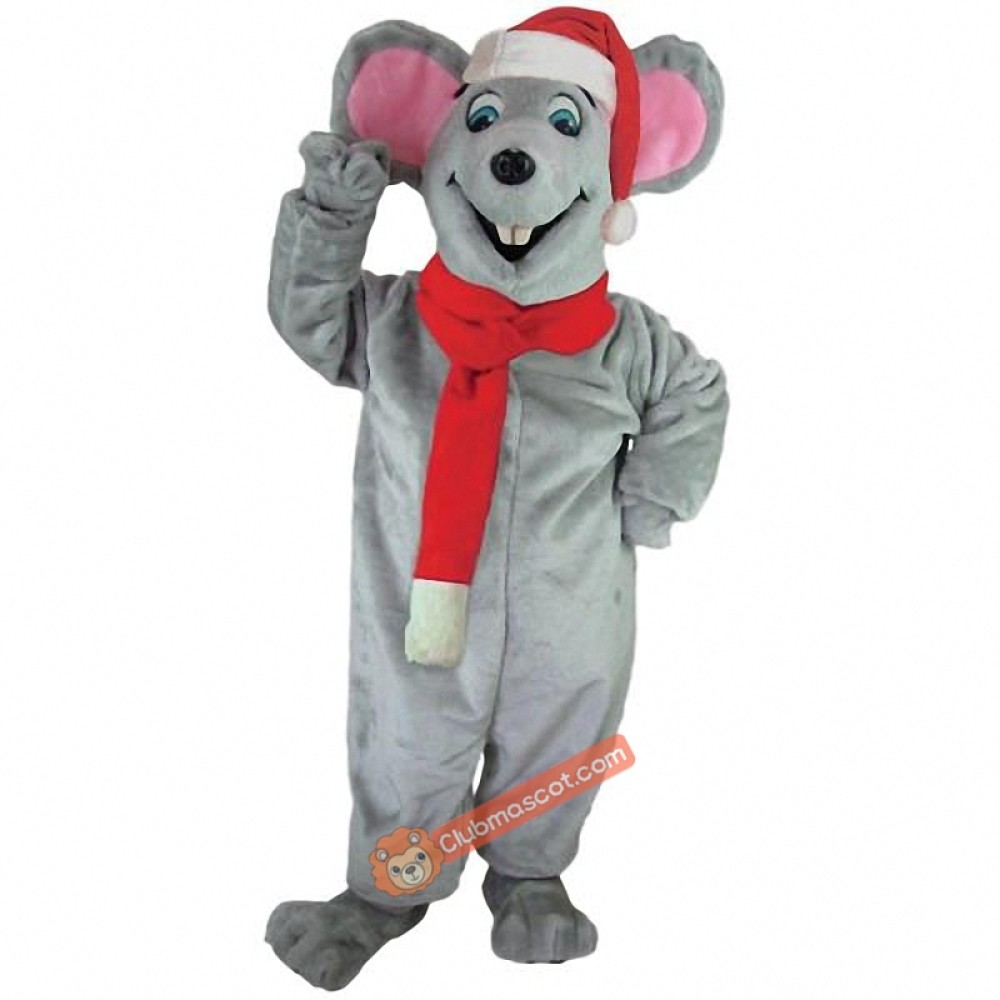 X mas Mouse Mascot Costume, X mas Mouse Costume