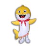 Yellow Baby Shark Mascot Costume, Yellow Baby Shark Costume