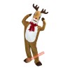 Yellow Brown Elk Deer Cartoon Mascot Costume, Yellow Brown Elk Deer Cartoon Costume