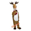 Yellow Brown Elk Deer Cartoon Mascot Costume, Yellow Brown Elk Deer Cartoon Costume