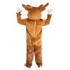 Yellow Brown Elk Moose Wapiti Cartoon Mascot Costume, Yellow Brown Elk Moose Wapiti Cartoon Costume