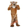 Yellow-Brown Lion Mascot Costume, Yellow-Brown Lion Costume