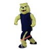 Yellow Bulldog Fierce Dog Vicious Dog Mascot Costume, Yellow Bulldog Fierce Dog Vicious Dog Costume