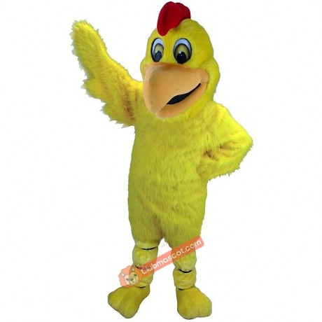 Yellow Chicken Lightweight Mascot Costume, Yellow Chicken Costume