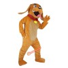 Yellow Dog Cartoon Mascot Costume, Yellow Dog Cartoon Costume