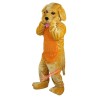 Yellow Dog Cartoon Mascot Costume, Yellow Dog Cartoon Costume