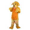 Yellow Dog Cartoon Mascot Costume, Yellow Dog Cartoon Costume