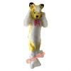 Yellow Fox Dog Husky Mascot Costume, Yellow Fox Dog Husky Costume