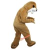 Yellow Gopher Mole Cartoon Mascot Costume, Yellow Gopher Mole Cartoon Costume