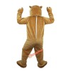 Yellow Gopher Mole Cartoon Mascot Costume, Yellow Gopher Mole Cartoon Costume