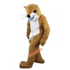 Yellow Gopher Mole Cartoon Mascot Costume, Yellow Gopher Mole Cartoon Costume