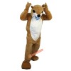 Yellow Gopher Mole Cartoon Mascot Costume, Yellow Gopher Mole Cartoon Costume