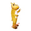 Yellow Hippo Mascot Costume, Yellow Hippo Costume