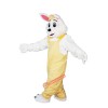 Yellow Rabbit Bunny Hare Cartoon Mascot Costume, Yellow Rabbit Bunny Hare Cartoon Costume