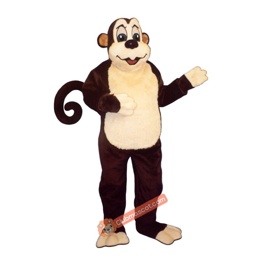 Zoo Monkey Wire Tail Mascot Costume, Zoo Monkey Wire Tail Costume