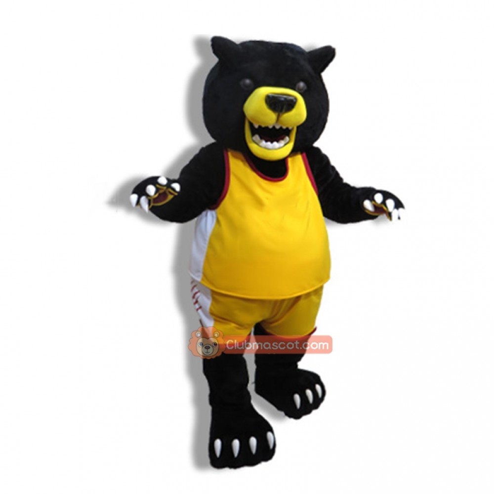 College Black Bear Mascot Costume