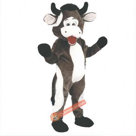 brown cow mascot costume, brown cow Costume