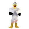 white Pelican Toucan Mascot Costume, white Pelican Toucan Costume